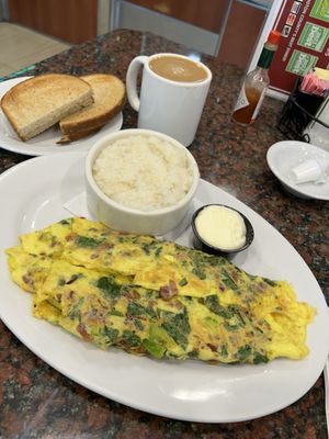 Greenhouse omelette