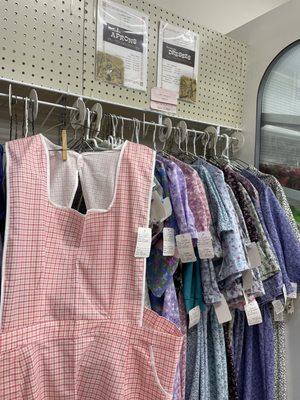 handmade aprons and dresses