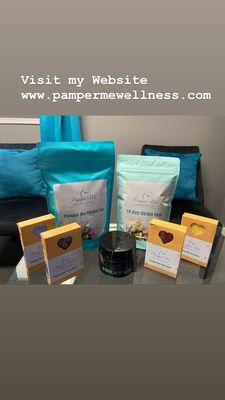 Yoni Soap, fibroid Tea, Detox Tea, and Slimming Gel