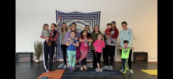 First Adult Kid class was a success!  Can't wait for the next one! 
Class titled "Mini Me Anima Yoga"