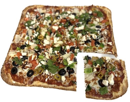 Trending this week at Berries 'n Bites: Mediterranean Harvest Pizza