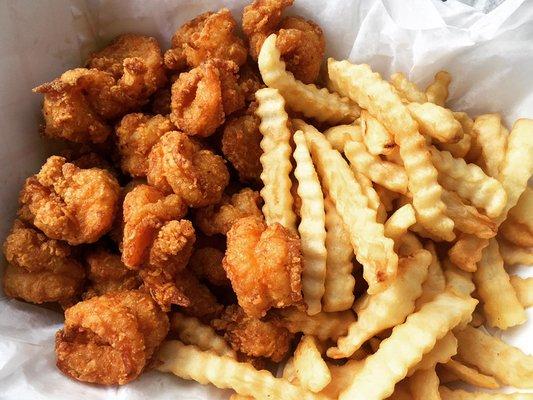 Fried Shrimp and Fries