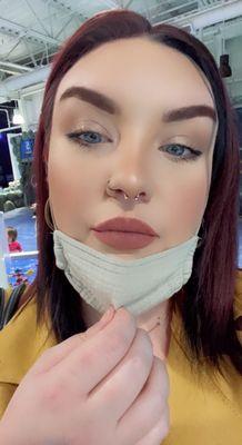 Septum piercing