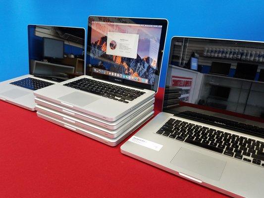 Select Inventory of Affordable Pre-Owned Macbook Pro.