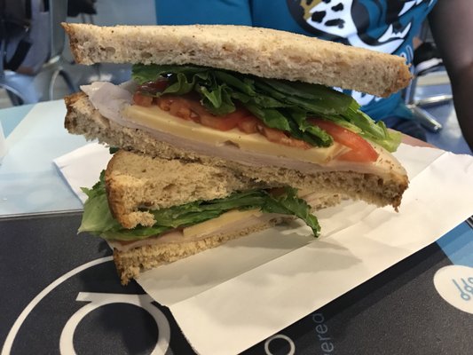 Turkey on Grain Bread - $9.89