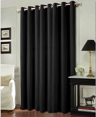 Grommet Velvet Curtains