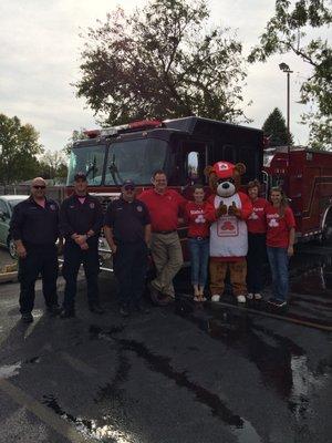 Full of gratitude for the Galesburg Fire Department for assisting with our Fire Prevention Day Oct 2016.