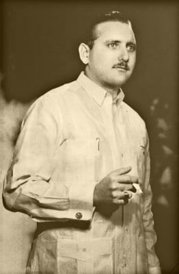 1940's Picture of Ramon Puig "The King of the Guayabera"