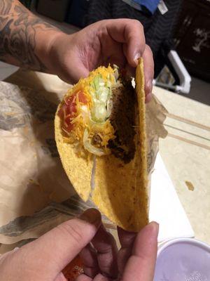 del taco. half filled