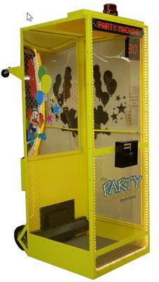 Our cash-blowing booth (available for event rentals).