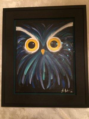 Need a picture framed ? I know "hooo " can do it!!