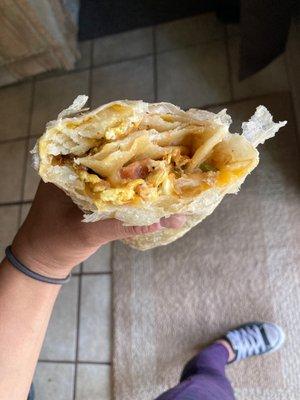 Fat Mans Food Truck- Bacon Breakfast Burrito- good but not alot of filling ^_^