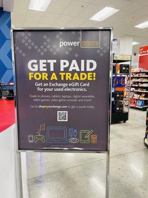 Trade in your electronics!