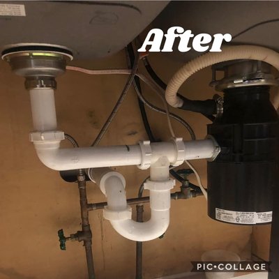 Sink Drain Repipe