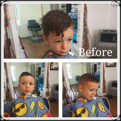 Boys haircut