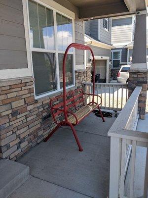 Loveland chair refinished for customer