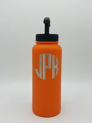 Custom Double Walled Laser Engraved Bottle