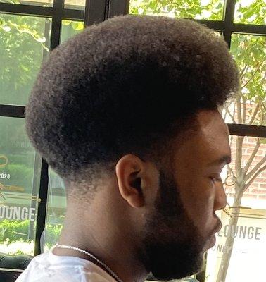 Tapered afro