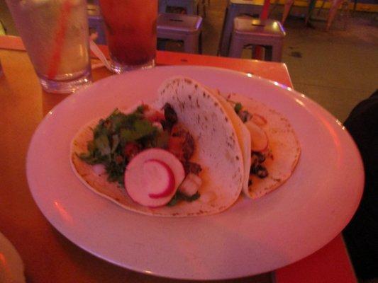 Krista's Carne Asada & Cauliflower Tacos.