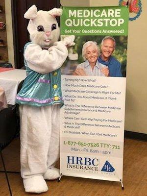 Some Easter fun at the senior center.