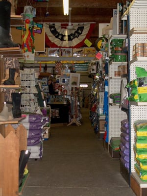 Interior of store