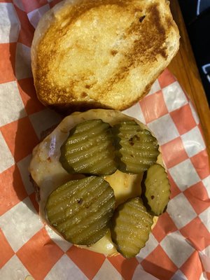 Ghost pepper burger