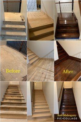 New stairs installation & refinishing