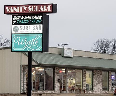 Vanity Square has Wystle, the Surf Bar and other businesses.