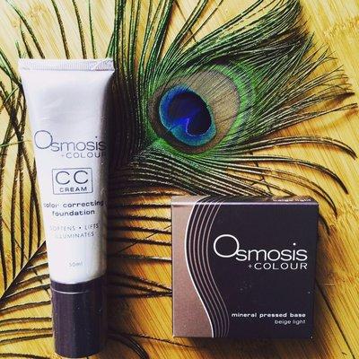 Osmosis CC cream  and mineral makeup is awesome!