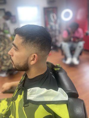 High skin fade