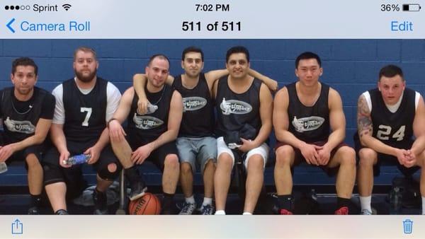 Lennys Barbershop basketball team