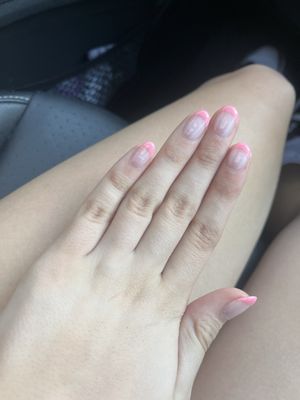 Gel French manicure $40