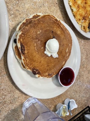 huckleberry pancakes...soooo good!