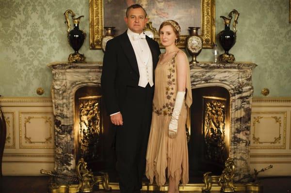 Wallpaper is on TV shows everywhere.  Snap a photo and let us help you recreate it!  Downton Abbey Season 6