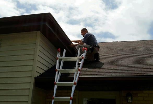 Inspecting the Roof and Gutters