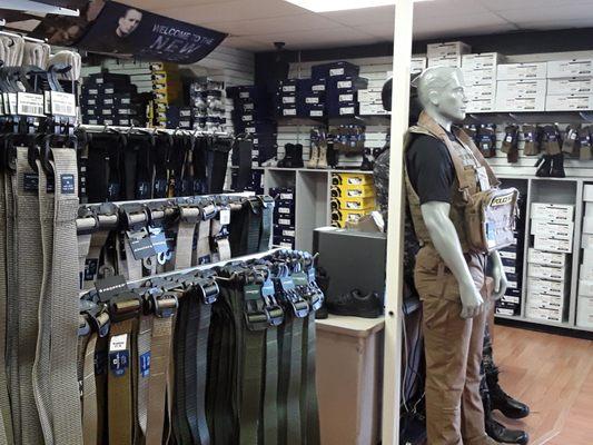 Ocp socks, belt, and holsters.. great store. Friendly. Bilingual.