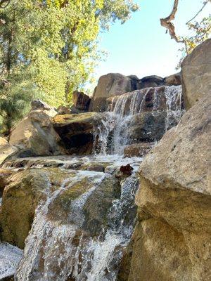 One of many beautiful fountains.
 Peaceful and Graceful too.