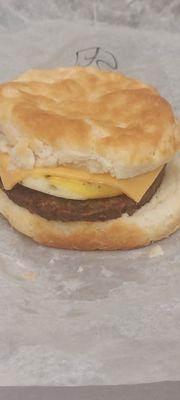 Sausage Egg Cheese Biscuit