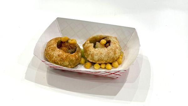 Try 2 pani puri for free today 5pm - 9 pm