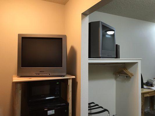 I have not seen a tube TV in quite a while in a hotel room.