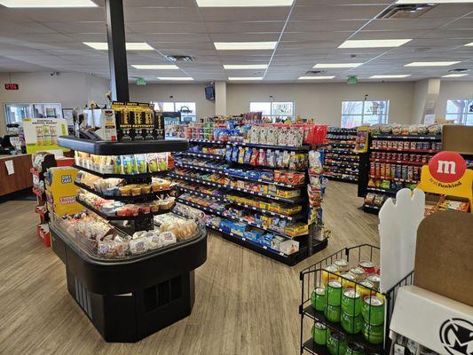 More dry goods + ready-to-eat fresh food cooler