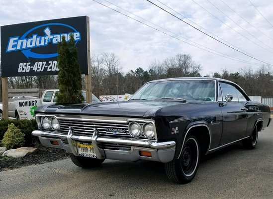 Classic 1966 Chevy Impala Repairs- Quarter panel crease Paint to match with light detailing