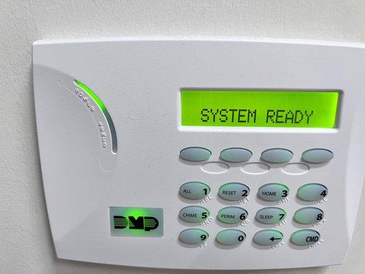 Alarm system installed and maintenance