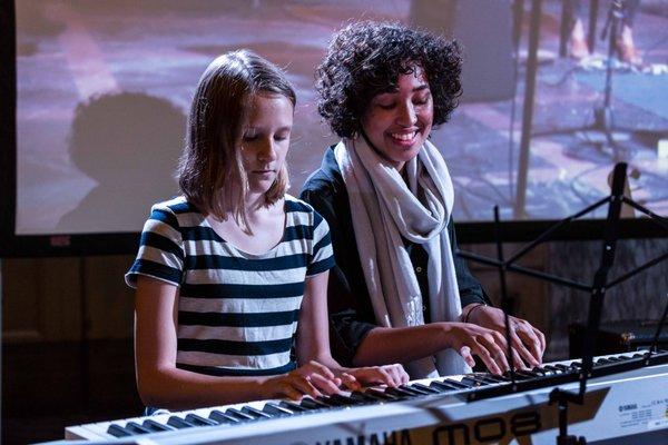 Lauren and a student at our Spring Recital