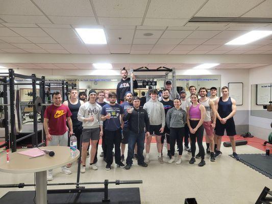 Kettering University Rec Center Powerlifting Competition