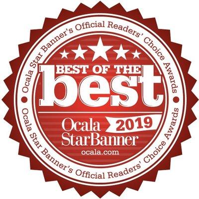 Ocala Stat Banner BEST OF THE BEST AWARD 2019