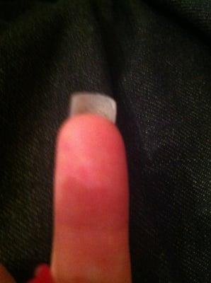 One of my crooked nails.