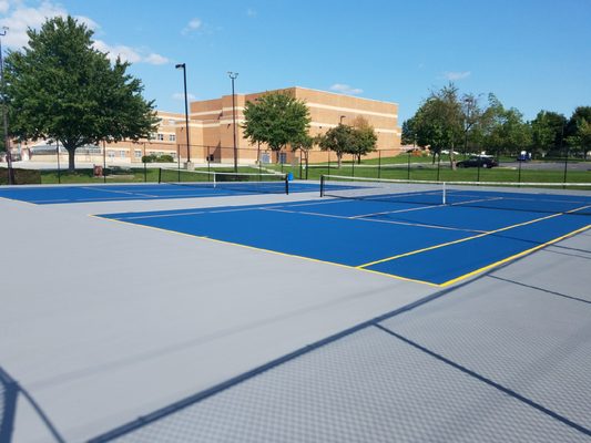 Finished Tennis Courts