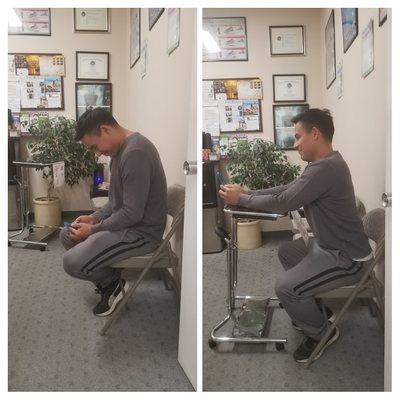 CORRECTING A PATIENT'S SMART PHONE POSTURE!