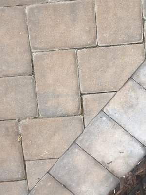 Pavers sinking